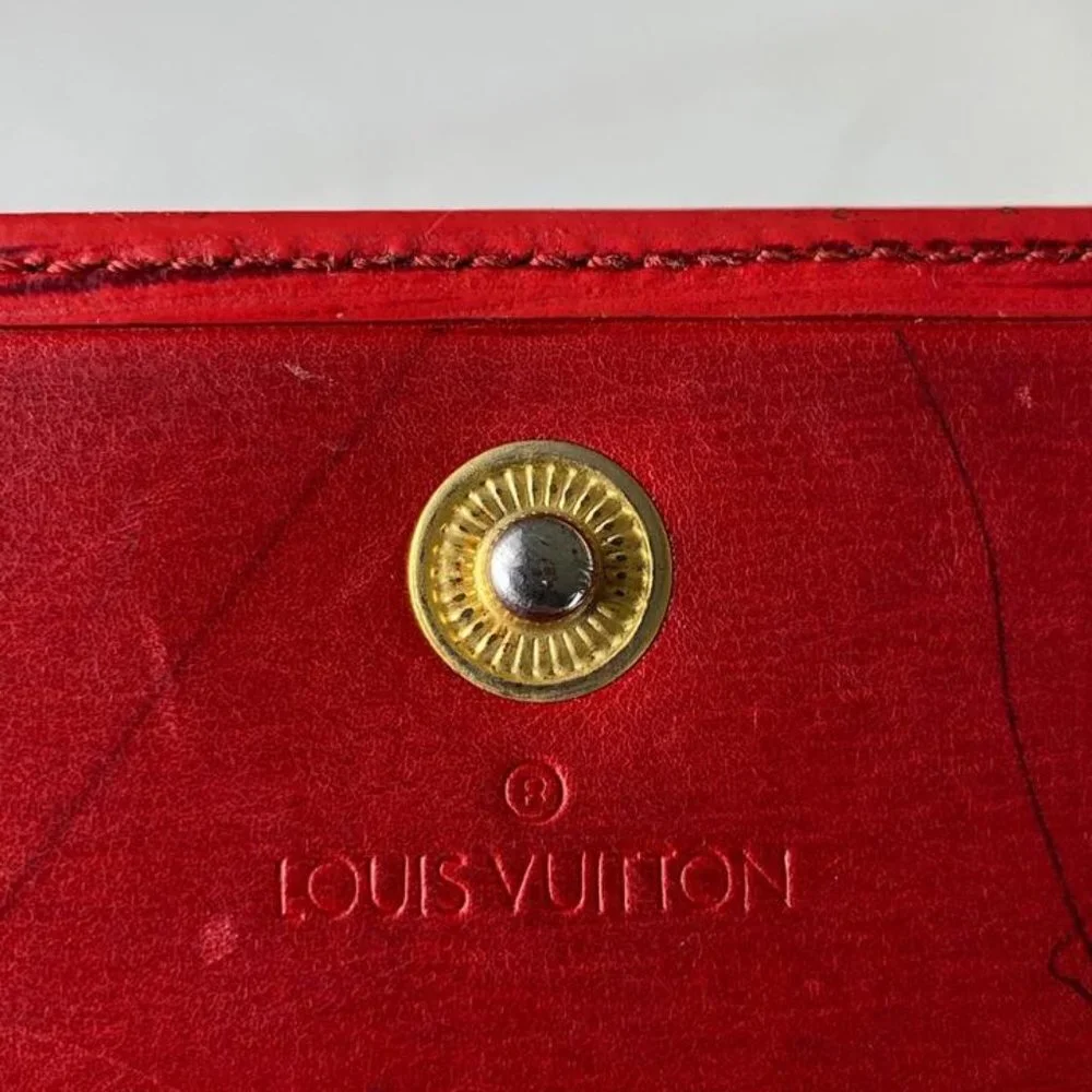 Louis Vuitton Red Epi Leather Sarah Long Wallet 7l